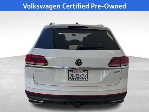 Pure White 2023 Volkswagen Atlas 3.6 SE w/ Technology