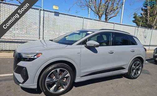 Pebble Gray 2024 Audi Q4 e-tron Prestige 55 quattro