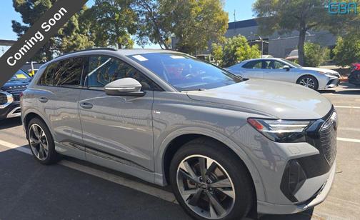 Pebble Gray 2024 Audi Q4 e-tron Prestige 55 quattro