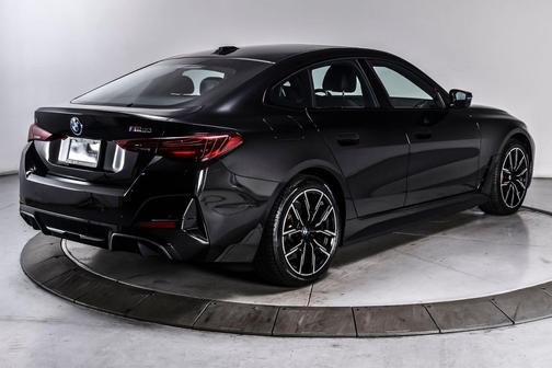 Black Sapphire Metallic 2025 BMW i4 Gran Coupe M50