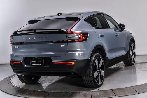 Thunder Gray Metallic 2023 Volvo C40 Recharge Pure Electric Twin Ultimate