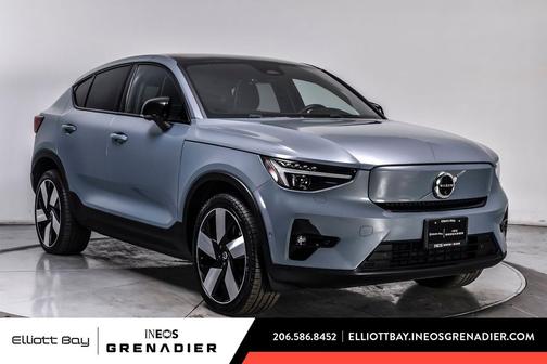 Thunder Gray Metallic 2023 Volvo C40 Recharge Pure Electric Twin Ultimate