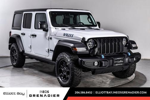 Bright White Clearcoat 2023 Jeep Wrangler 4xe Base