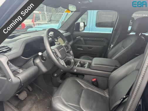 Santorini Black Metallic 2025 Land Rover Defender 110 P400 X-Dynamic SE