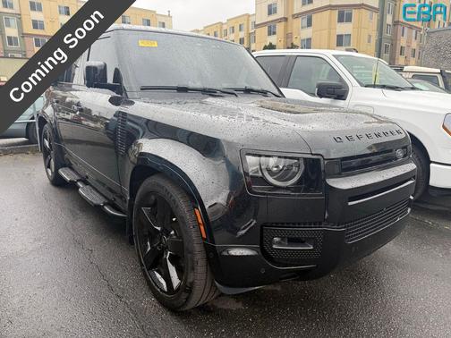 Santorini Black Metallic 2025 Land Rover Defender 110 P400 X-Dynamic SE