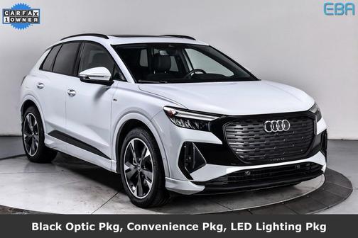 Glacier White 2024 Audi Q4 e-tron Premium Plus 55 quattro