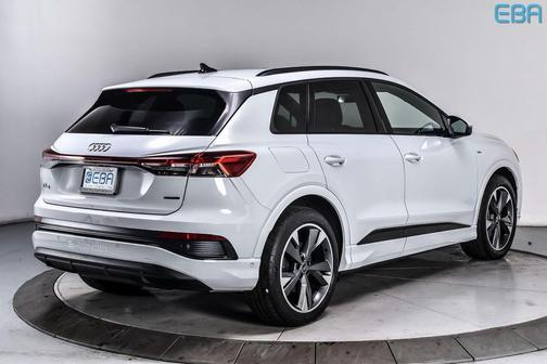 Glacier White 2024 Audi Q4 e-tron Premium Plus 55 quattro