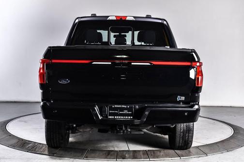 Agate Black Metallic 2023 Ford F-150 Lightning LARIAT