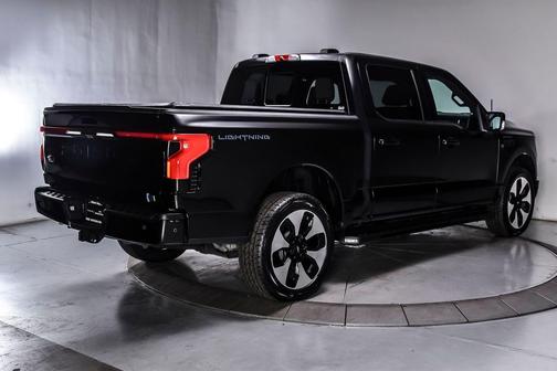 Agate Black Metallic 2023 Ford F-150 Lightning Platinum