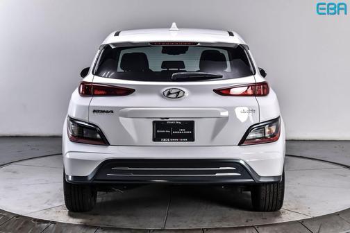 Lunar White 2023 Hyundai KONA EV SE
