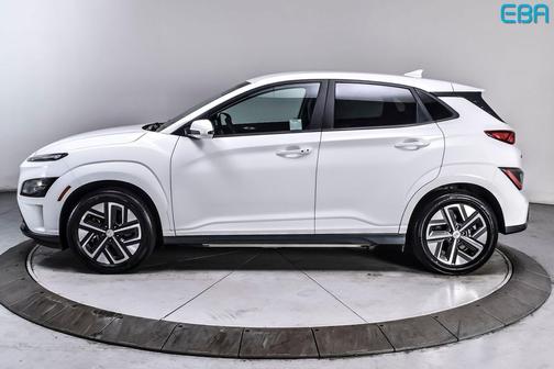 Lunar White 2023 Hyundai KONA EV SE