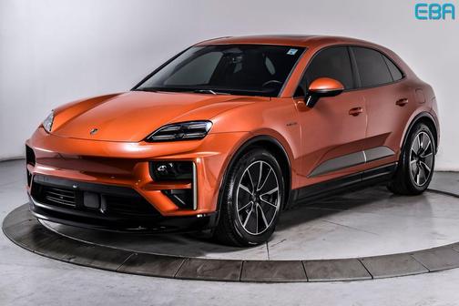 Papaya Metallic 2024 Porsche Macan Macan Electric Turbo