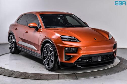 Papaya Metallic 2024 Porsche Macan Macan Electric Turbo