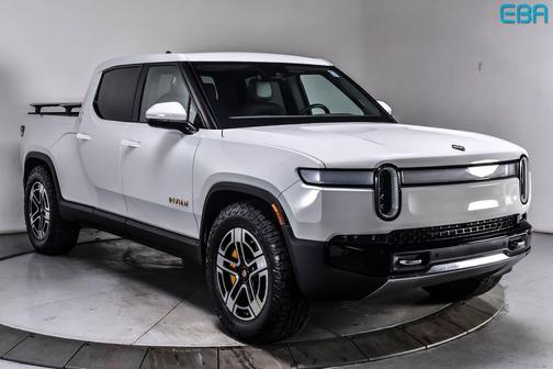 Glacier White 2022 Rivian R1T Adventure