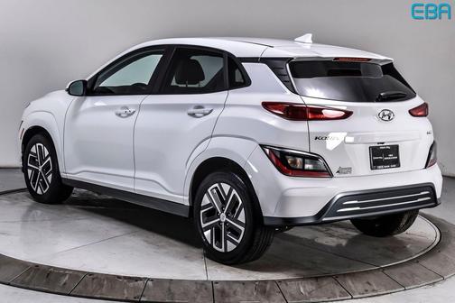 Lunar White 2023 Hyundai KONA EV SE