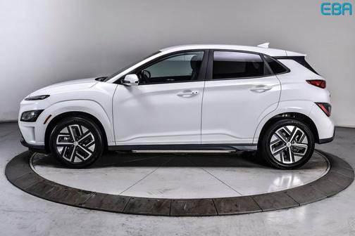 Lunar White 2023 Hyundai KONA EV SE