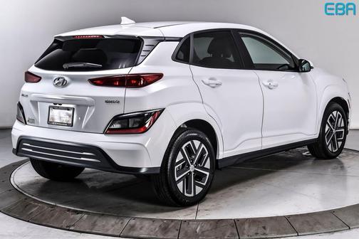 Lunar White 2023 Hyundai KONA EV SE
