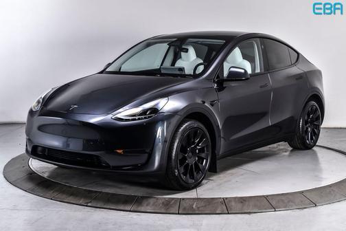 Solid Black 2024 Tesla Model Y Long Range Dual Motor All-Wheel Drive