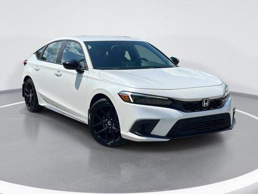 Platinum White Pearl 2023 Honda Civic Sport