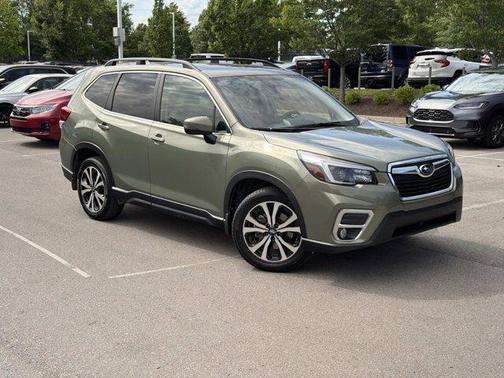 Jasper Green Metallic 2021 Subaru Forester Limited