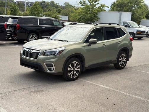 Jasper Green Metallic 2021 Subaru Forester Limited