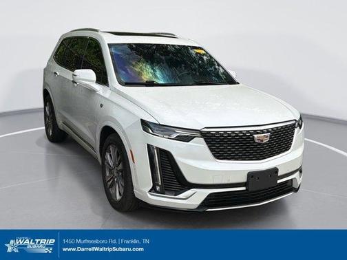 Crystal White Tri-Coat 2021 Cadillac XT6 Premium Luxury FWD