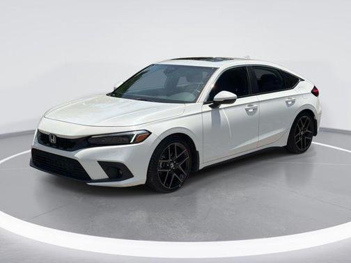 Platinum White Pearl 2024 Honda Civic Sport Touring