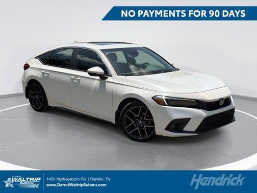 Platinum White Pearl 2024 Honda Civic Sport Touring