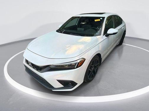 Platinum White Pearl 2024 Honda Civic Sport Touring