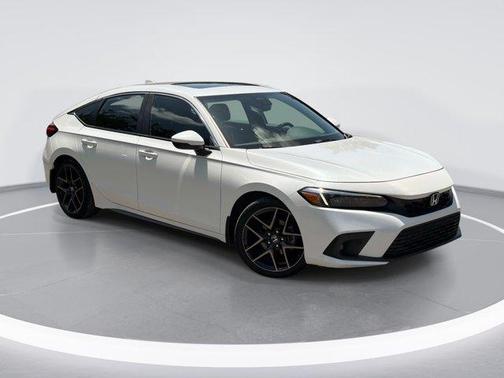 Platinum White Pearl 2024 Honda Civic Sport Touring