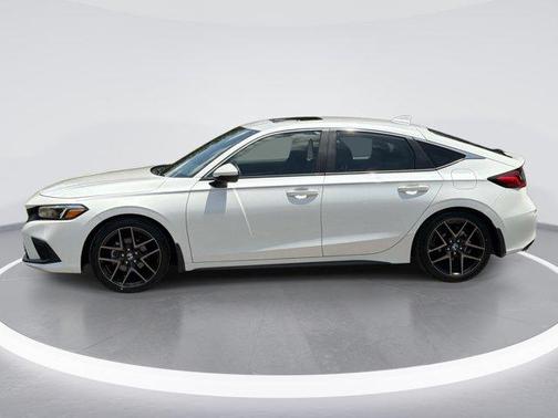 Platinum White Pearl 2024 Honda Civic Sport Touring