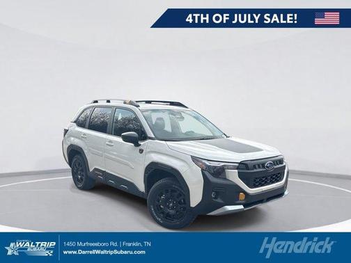 Crystal White Pearl 2026 Subaru Forester Wilderness