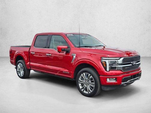 Rapid Red Metallic Tinted Clearcoat 2024 Ford F-150 Platinum