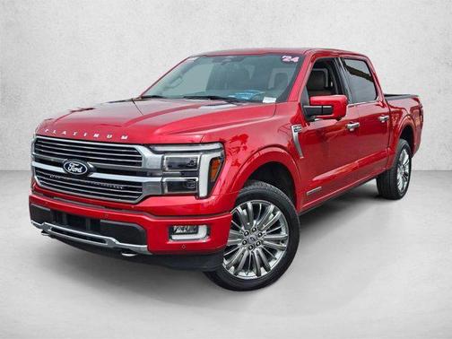 Rapid Red Metallic Tinted Clearcoat 2024 Ford F-150 Platinum