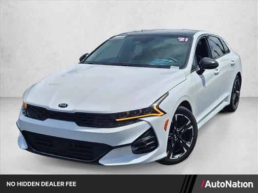Glacial White Pearl 2021 Kia K5 GT-Line
