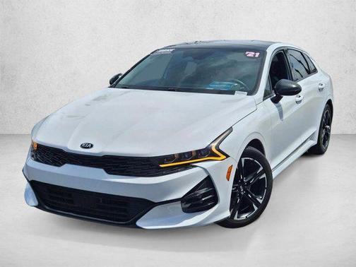 Glacial White Pearl 2021 Kia K5 GT-Line