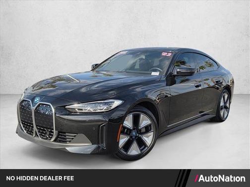 Black Sapphire Metallic 2023 BMW i4 Gran Coupe eDrive40