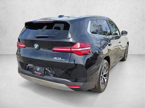 Black Sapphire Metallic 2025 BMW X3 30 xDrive