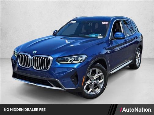 Phytonic Blue Metallic 2022 BMW X3 xDrive30i