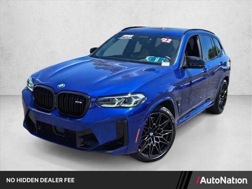 Marina Bay Blue Metallic 2022 BMW X3 M AWD
