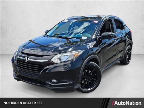 Crystal Black Pearl 2016 Honda HR-V EX-L w/Navigation