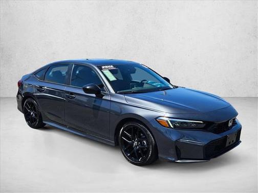 Solar Silver Metallic 2025 Honda Civic Sport
