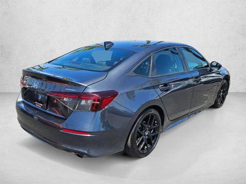 Solar Silver Metallic 2025 Honda Civic Sport