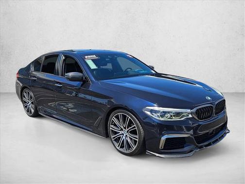 Carbon Black Metallic 2018 BMW M550 i Xdrive