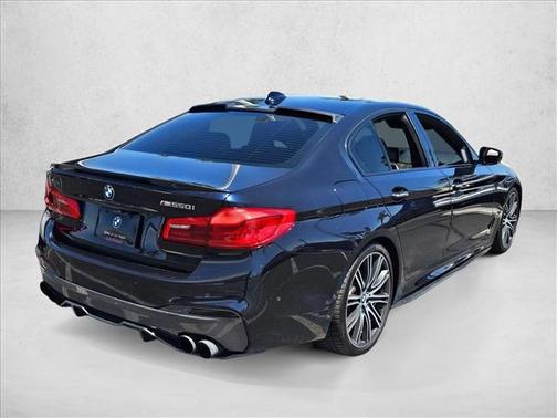 Carbon Black Metallic 2018 BMW M550 i Xdrive