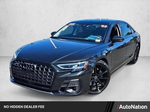 Vesuvius Gray Metallic 2022 Audi A8 L 55 TFSI quattro Tiptronic