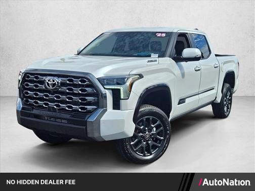 Wind Chill Pearl 2025 Toyota Tundra Hybrid Platinum