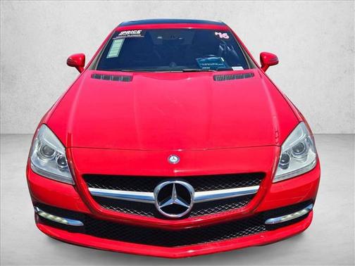 Mars Red 2016 Mercedes-Benz SLK-Class SLK300 Roadster