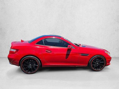 Mars Red 2016 Mercedes-Benz SLK-Class SLK300 Roadster