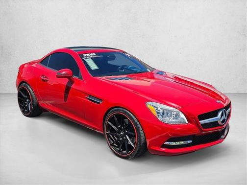 Mars Red 2016 Mercedes-Benz SLK-Class SLK300 Roadster